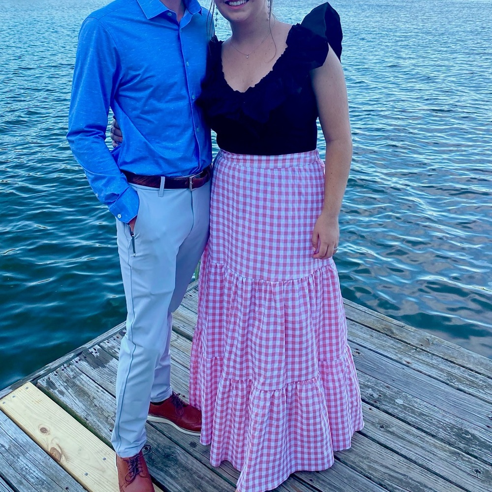 Gingham Women's Skirt + Matching Top